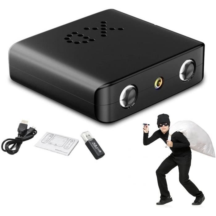 CAMERA ESPION Mini , Mini caméra WiFi 1080P, caméra de surveillanc e WiFi sans Fil Covert Nanny Cam pour la sécurité à Domicile