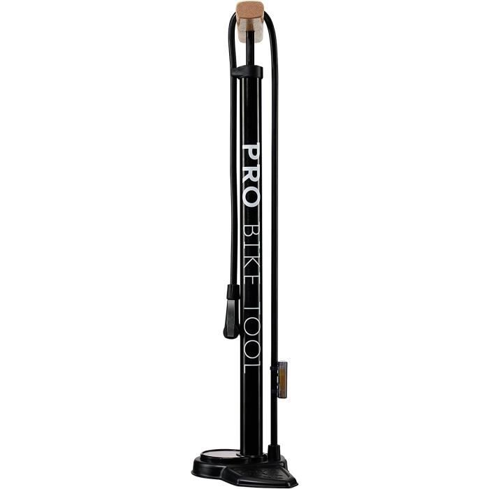 Pompe à Pied WEIDMAX Avec Manomètre - Compatible Valves Presta Et Schrader - Jusqu'à 160 PSI - Pour Vélo, Ballons, Jouets Gonflables