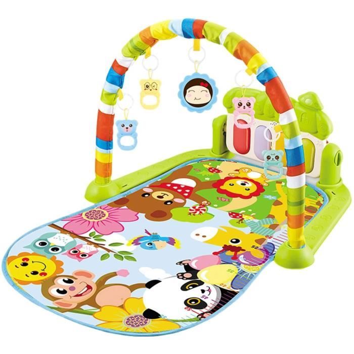Tapis De Jeux Et D Eveil Pour Bebe 3 En 1 Tapis D Eveil Musical Pour Bebe Couverture Rampante Avec Arches De Jeu Et Jouets Su 302 Cdiscount Puericulture Eveil Bebe