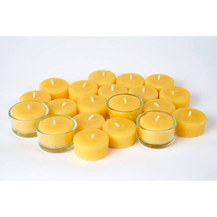 4 Pcs Naturel Fait Main Cire D'Abeille Bougies d'Apiculteur 4 Pcs Naturel Fait Main Cire D'Abeille Bougies d'Apiculteur