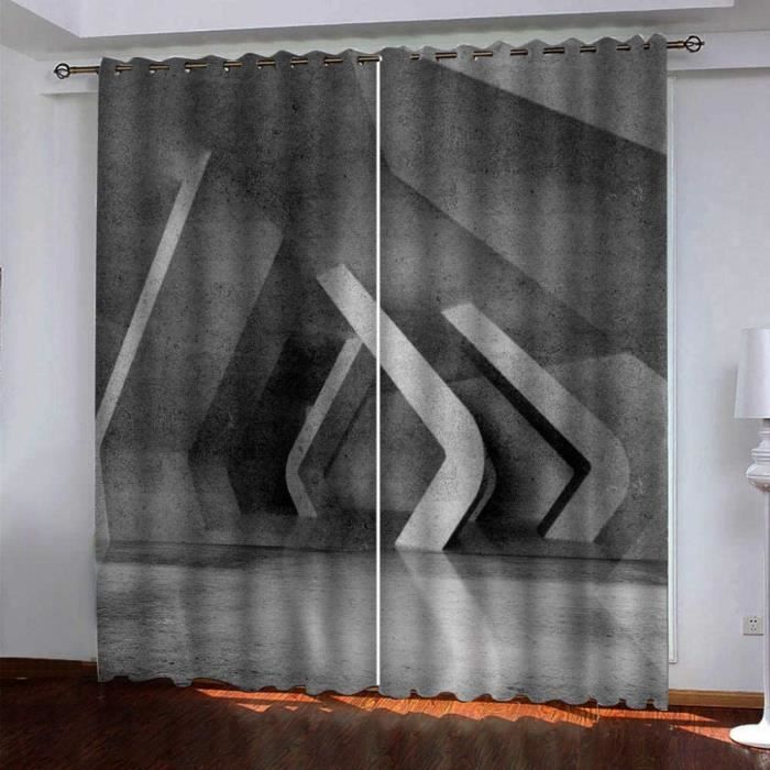 Joydeco 100% Rideau Occultant Thermique Isolant Anti Froid et Chaleur 140x260cm 2 Pièces, Rideaux Opaques Effet Lin à Oeillets Anti UV Anti Bruit, Decoration Chambre Maison Salon - Beige Clair
