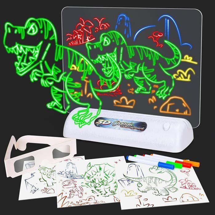 Tableau Magique, 3D Ardoise Magique pour Enfant, Ardoise Magique pour Tableau Magique, 3D Ardoise Magique pour Enfant, Ardoise Magique pour