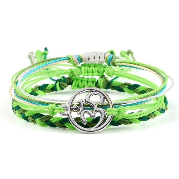 Bracelet Porte Bonheur en Corde et Céramique avec Tête de Chat | Chakras Shop Bracelet Porte Bonheur en Corde et Céramique avec Tête de Chat | Chakras Shop