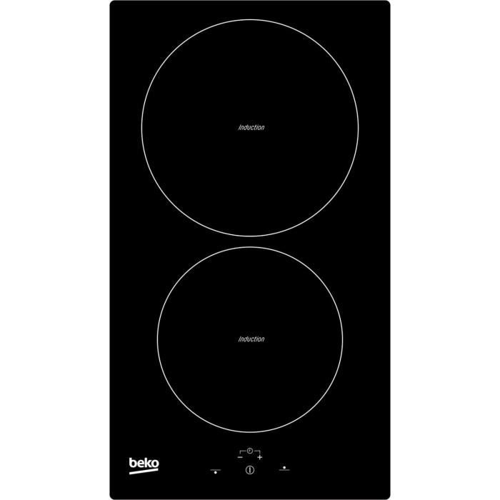 Plaque de cuisson Induction BEKO - 2 feux - L30 cm - HDMI32400DT