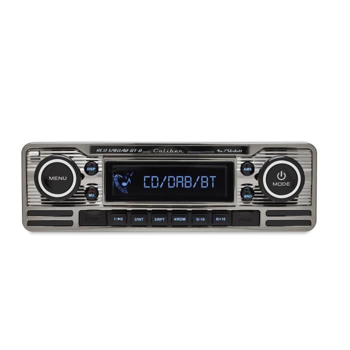Autoradio - Caliber RCD120DAB-BT-B - DAB Plus Bluetooth 1 DIN 210 x 190 x  55 mm Noir - Cdiscount Auto