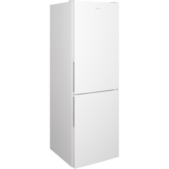 Réfrigérateur Congélateur en bas Candy CCE4T618EW Blanc - Volume 343L - Classe E - Froid ventilé No Frost Cycle+
