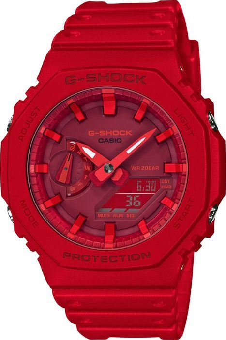 CASIO - G-SHOCK - Montre - Resitante aux chocs - Multifonctions - Rouge