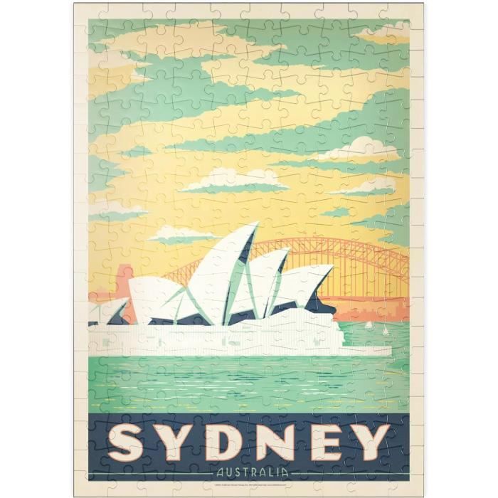 MyPuzzle Portugal – Affiche Vintage District De Porto – 1000 Pièces Premium – Carton Bleu 1,9mm – Impression HD – Fabriqué En Allemagne – Cadeau Pour Adultes