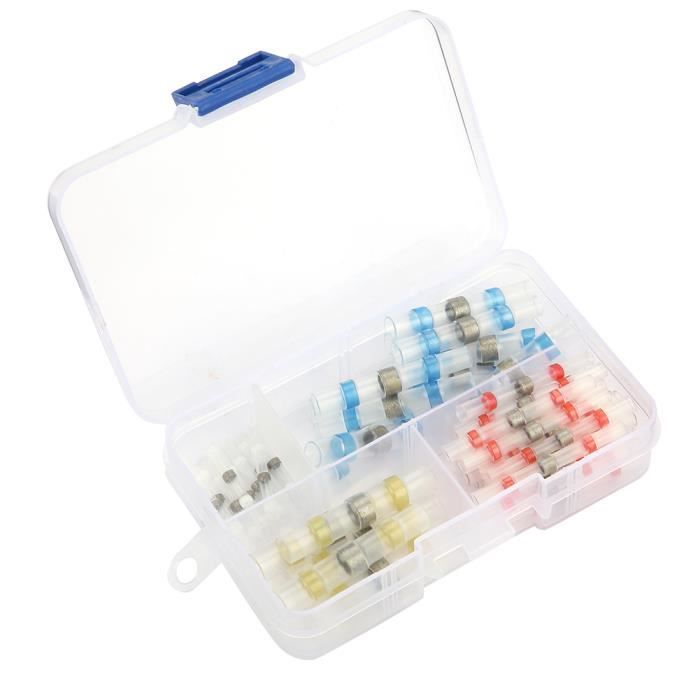 Lot De 50 à 1000 Connecteurs à Souder Thermorétractables Pour Fils 22-10 AWG - Sûrs Et étanches