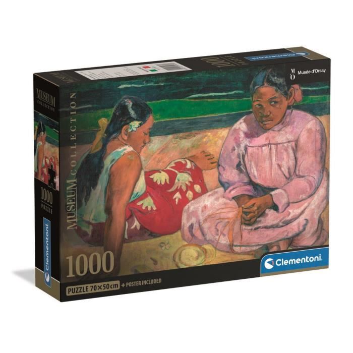 Puzzle Compact 1000 pièces : Gauguin Femmes de Tahiti Clementoni Puzzles