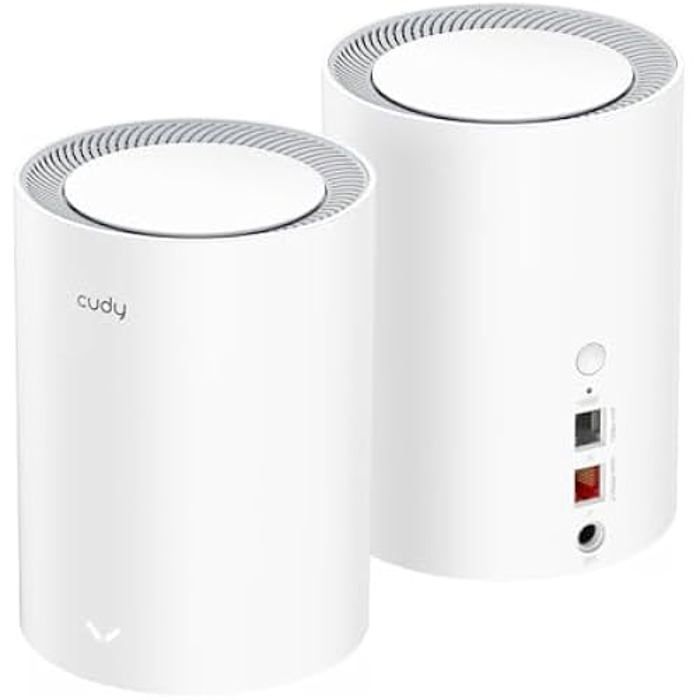 Système de Maillage Wi-Fi 6 CUDY AX3000 – 25G WAN – Backhaul Ethernet – VPN sécurisé
