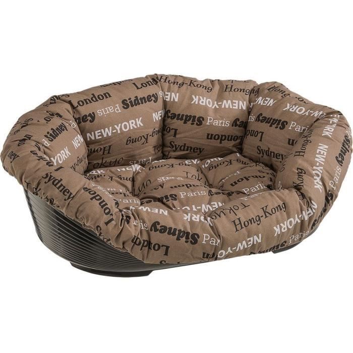 Panier corbeille coussin à motifs - Taille S - 52 x 39 x 21 cm - FERPLAST