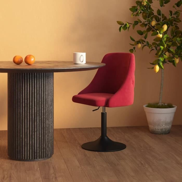 Chaise Salle à Manger Style Américain - Rouge/blanc - Métal/cuir Synthétique - 120 Kg