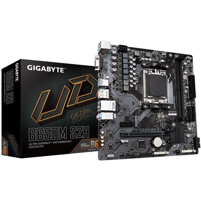 Carte mère – GIGABYTE – B650M S2H – AM5 – DDR5 – 128 Go max