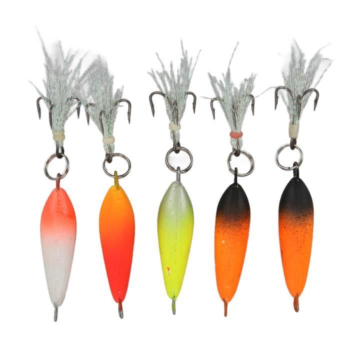 50pcs / Boîte De Pêche Triple Crochet Acier à Haute Teneur En Carbone