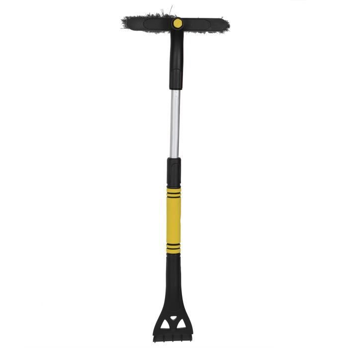 Grattoir à Glace Télescopique Dunlop Avec Brosse - Manche Antidérapant, Pour Voiture Et Utilitaire