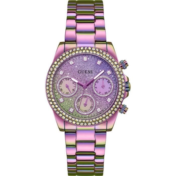 Montre Guess femme acier iridescent GW0483L5