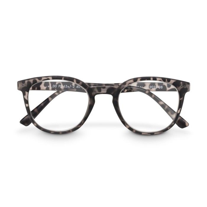 Paire de lunettes plastique recyclé mi-marron mat + 1 5 dpt Paire de lunettes plastique recyclé mi-marron mat + 1 5 dpt