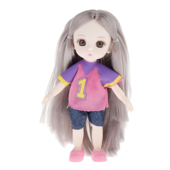 Belle 12 inch23 Poupée BJD Articulée à Rotule Flexible avec Des