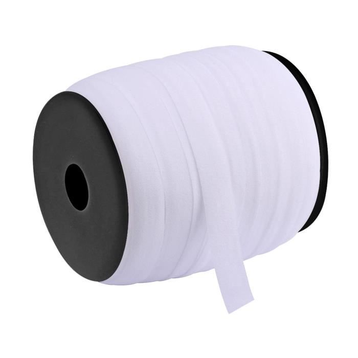Bande élastique Plate KUUQA - 6 Mètres Noir - 25mm De Large - Pour Couture Et Travaux Manuels