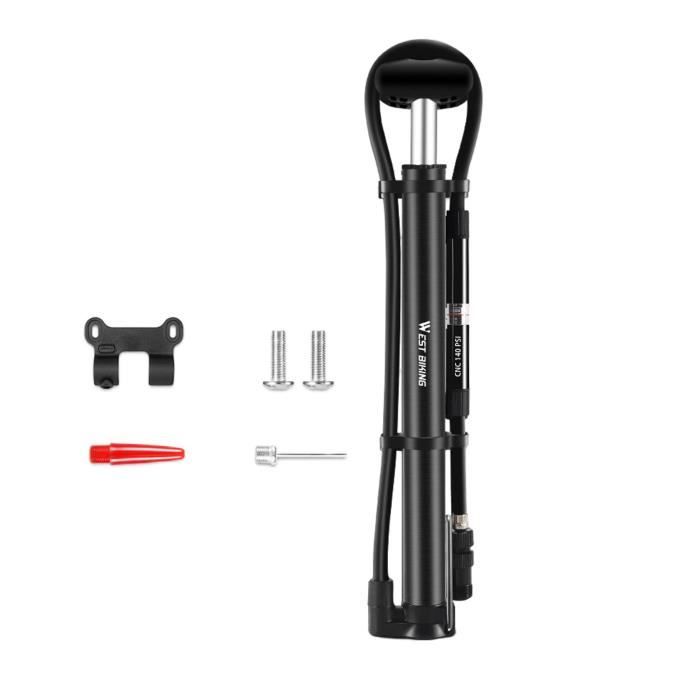 Ancienne pompe à vélo en aluminium LAPIZE vintage old bike pump 40cm