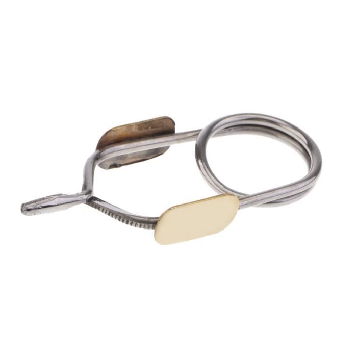 Accessoires Pêche à La Mouche Folpus - Canette Laiton, Porte-canette Acier Inoxydable, Outils Montage Mouche