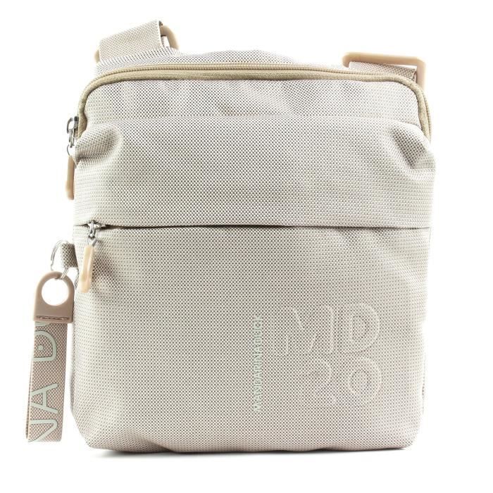 Mandarina Duck MD 20 Borsa a Tracolla Donna, Beige (Macadamia), 32x28x10 (L x H x W