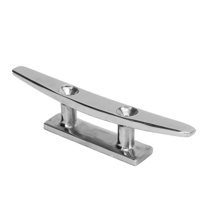 Mothinessto Taquet de quai 6in Low Flat Dock Taquet 2 Trous Corde De