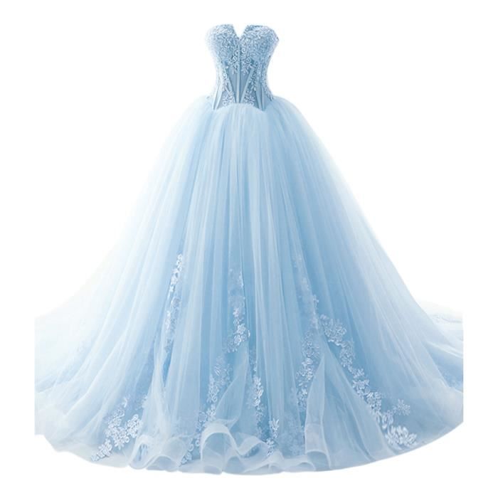 robe bleue pale