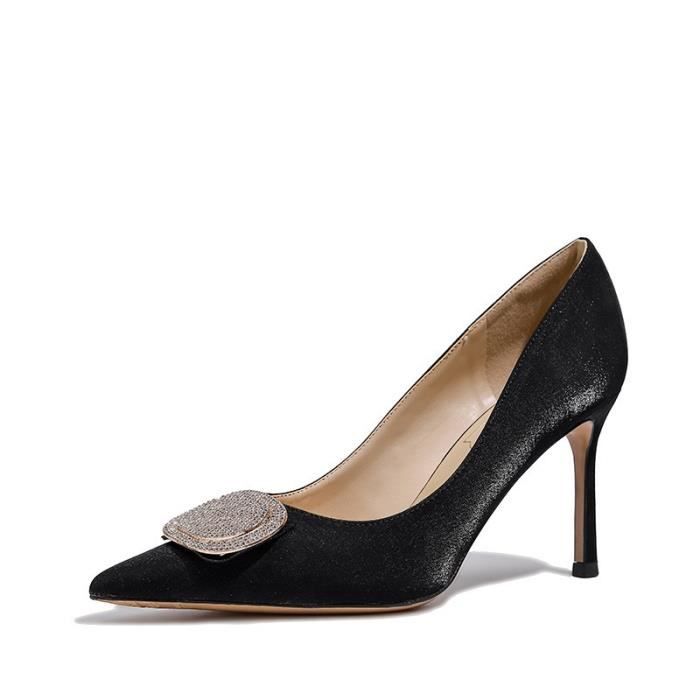 Escarpin noir talon 6 cm 2025