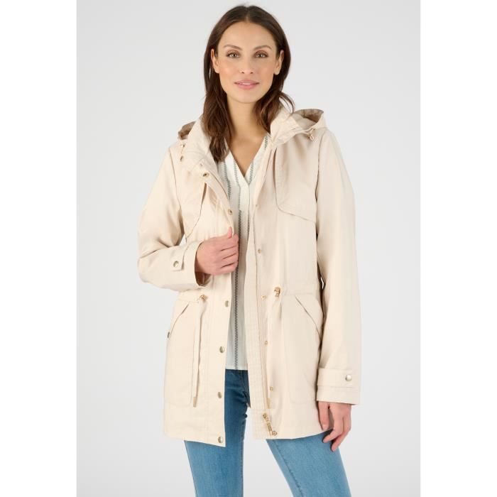 Parka - Damart - Parka légère et souple - Beige Poudré