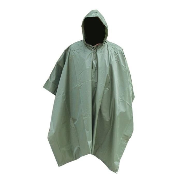 Poncho De Pluie 100% Biodégradable Jetable - 2 Pièces Imperméables Transparentes Unisexe Homme Femme Enfant