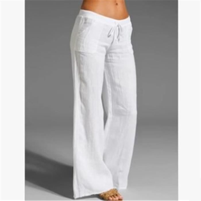 Pantalon été femme best sale