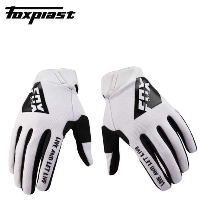 Gants Moto Lumineux Réfléchissants Colorés - Motocross/Vélo été - Homme - Neuf Sans Emballage