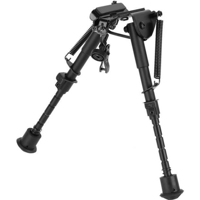 Bipied Tactique V10 Pour Fusil - Rotatif Et Pivotant - Noir - Neuf Sous Emballage