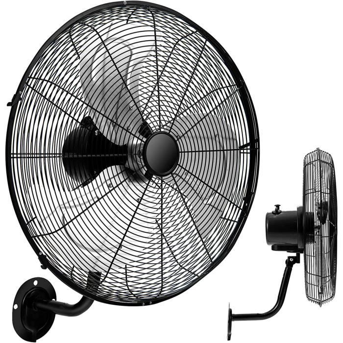 Ventilateur mural PRO Ø 45 cm Noir main image 0