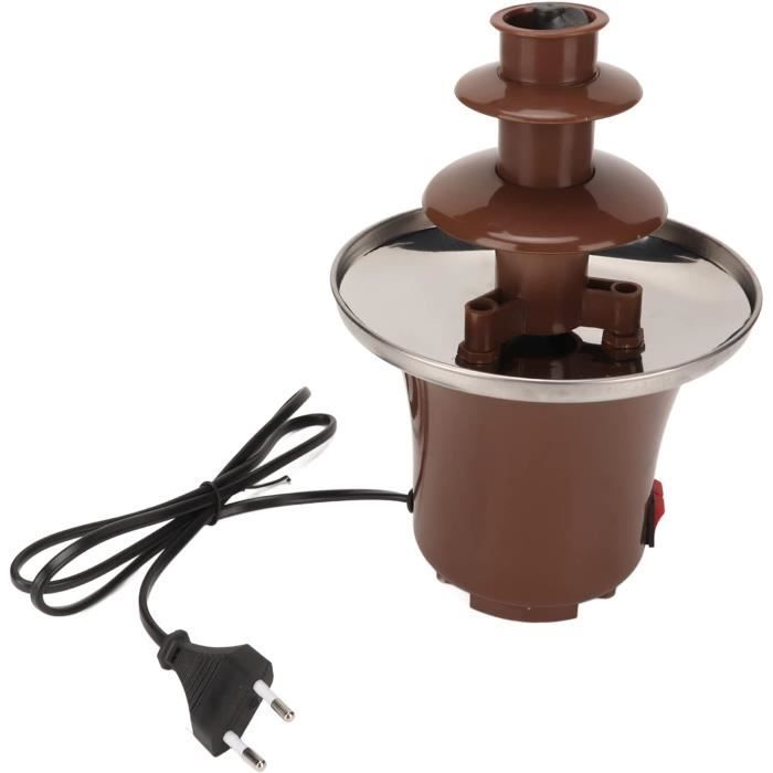 Mini fontaine à chocolat à 3 niveaux, machine électrique à fondue au