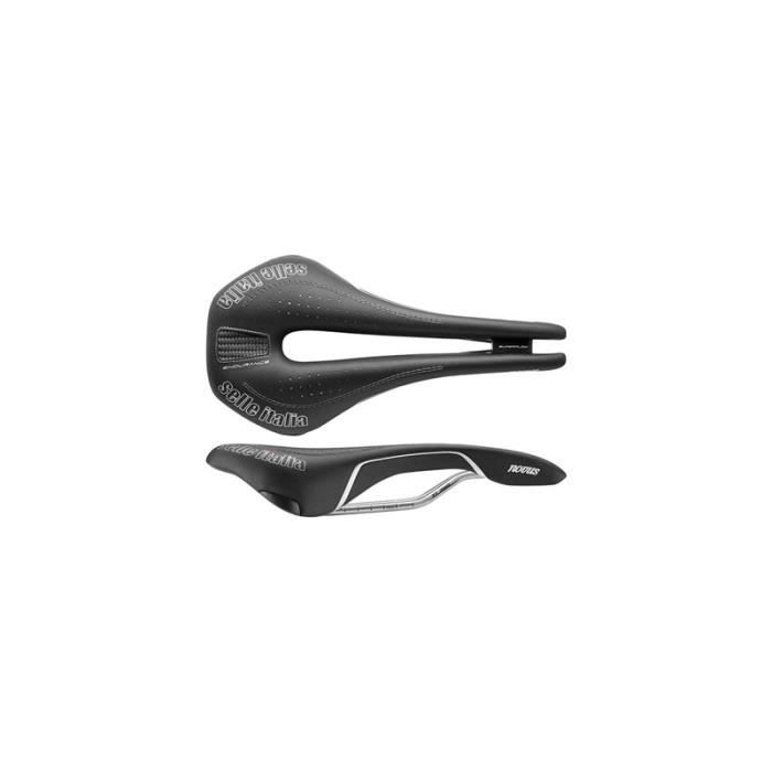 SELLE ITALIA - Selle Vélo Novus Superflow Endurance Tm L - Noir - Mixte - Vélo sur route