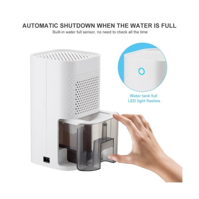 Petit Déshumidificateur d'air 35oz Déshumidificateur électrique pour la