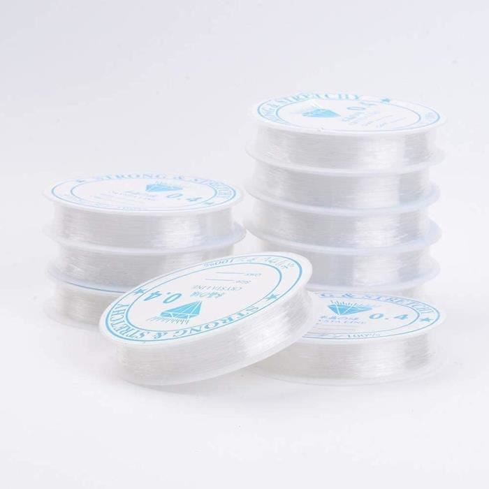 Chaîne Invisible En Nylon Transparent – Collier Fil De Pêche Avec Fermoir Mousqueton Argent 925 – Longueurs Au Choix