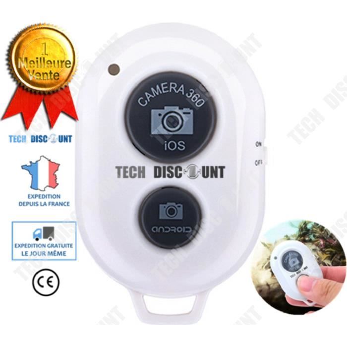 TD® Retardateur photo smartphone télécommande téléphone portable bluetooth caméra selfie déclencheur iphone distance android