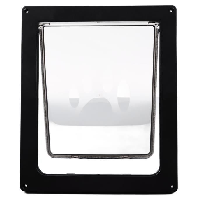 Meilleurs prix pour VGEBY Grande porte pour chien Chatière Verrouillable pour Porte pour Animal Domestique avec Doublure de Porte, animalerie lit