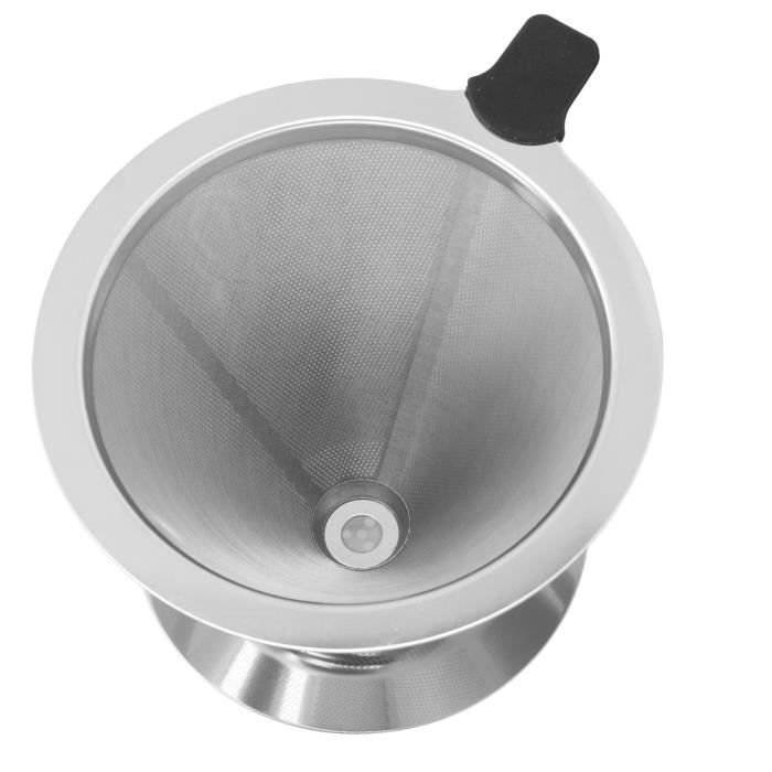 Filtre à Café Permanent Inox Taille 2 - Réutilisable Pour 1-2 Tasses - Écologique