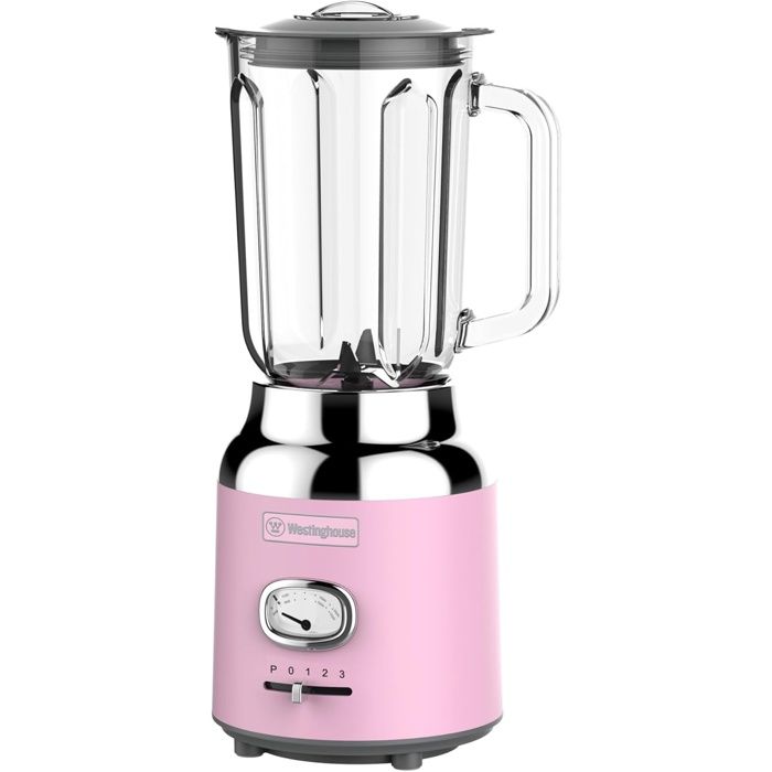 Westinghouse Retro Blender Sur Socle 1.5 Mixeur à Smoothies et Broyeur à Glace 4 Vitesses Bol en Verre Sans BPA - vue 4