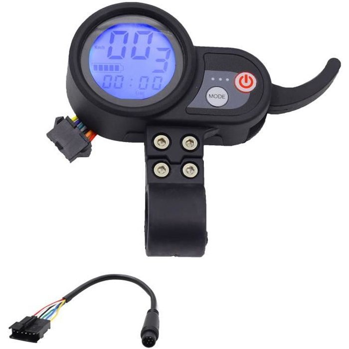 Compteur LCD universel pour électrique,Tableau de Bord 52V
