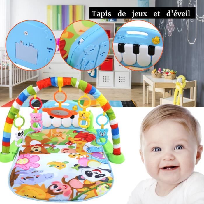 Rin Tapis Musical D Eveil Pour Bebe Des La Naissance Avec Jouets Et Activites Arche Rin668 Cdiscount Puericulture Eveil Bebe