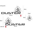 Autocollant Rouge  - Dacia Duster - Adhésif Kit complet Adventure 10-1