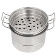 Pot à vapeur Playtoy, cuiseur à vapeur compact, ustensiles de cuisine jouets pour produits de cuisine jouets fournitures de-1