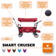 Chariot de transport - FUXTEC Smart Cruiser - Rouge - pliable charge 75 kg-1