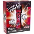 Micro The Voice pour enfant LANSAY - Effets sonores et lecteur MP3 - Rouge et Noir-1